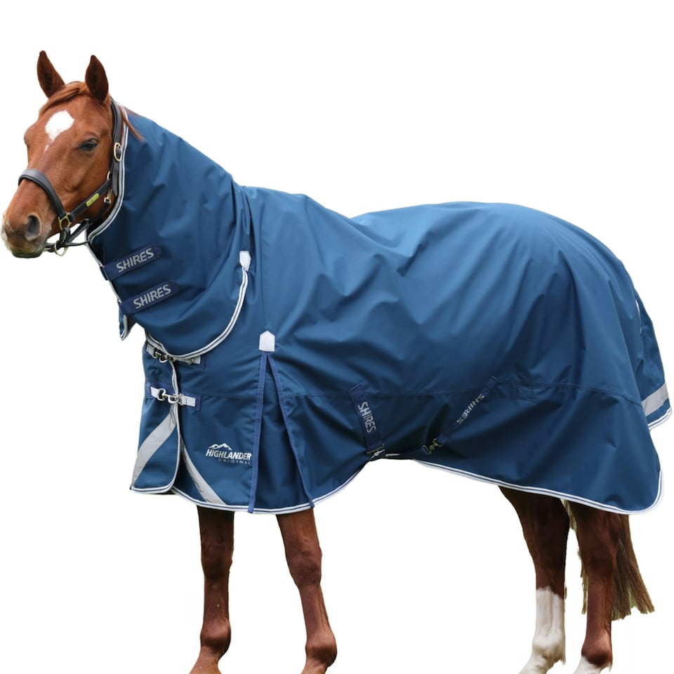 image 1 of Highlander Combo Neck 50g Horse Turnout Rug - Ocean - 6´ 6"