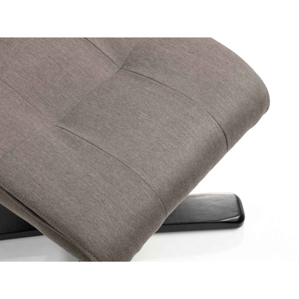 image 1 of Malmo Swivel Recliner & Stool - Grey