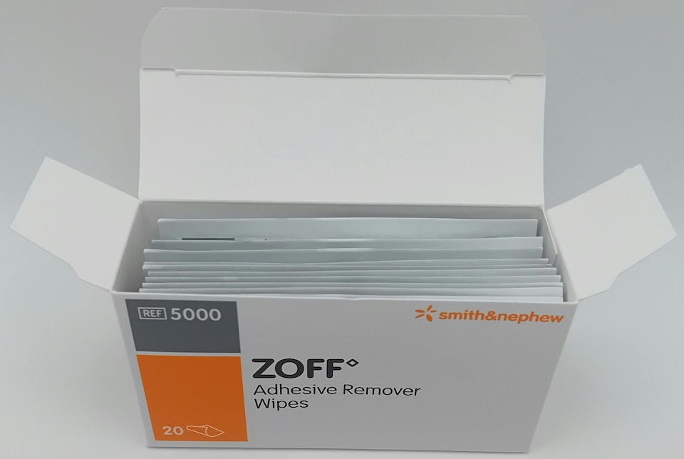 image 1 of ZOFF Adhesive Remover Wipes - Box of 20