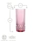 image 3 of Bormioli Rocco America '20s Highball Glasses - 490ml - Lilac Rose - Pack of 6 Pink
