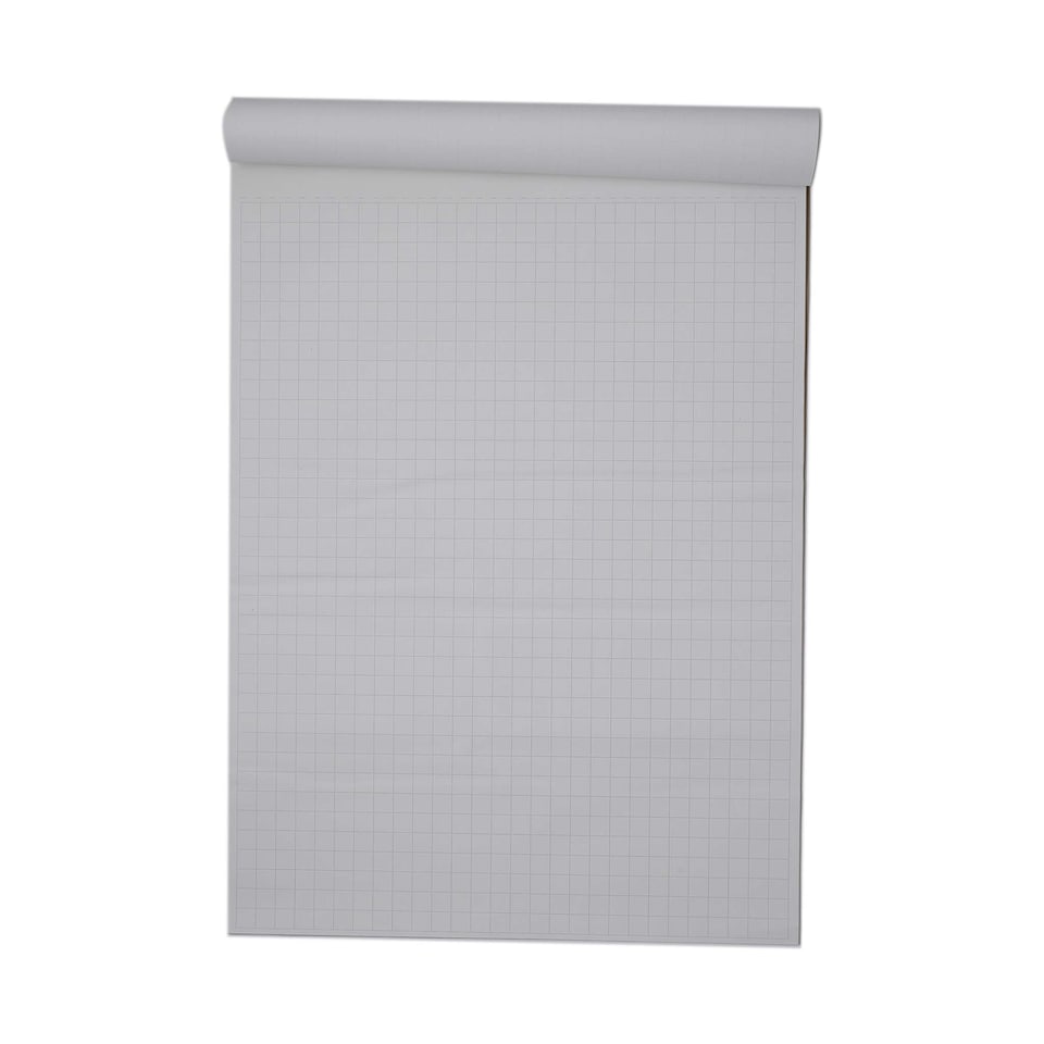 image 1 of Rhino 80 Page 20mm Squared Recycled Flip Chart Pad Brown A1 5 Pack