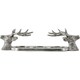 image 1 of Candle Holder: 3 Candle Stag Candle Holder, Aluminum Chrome