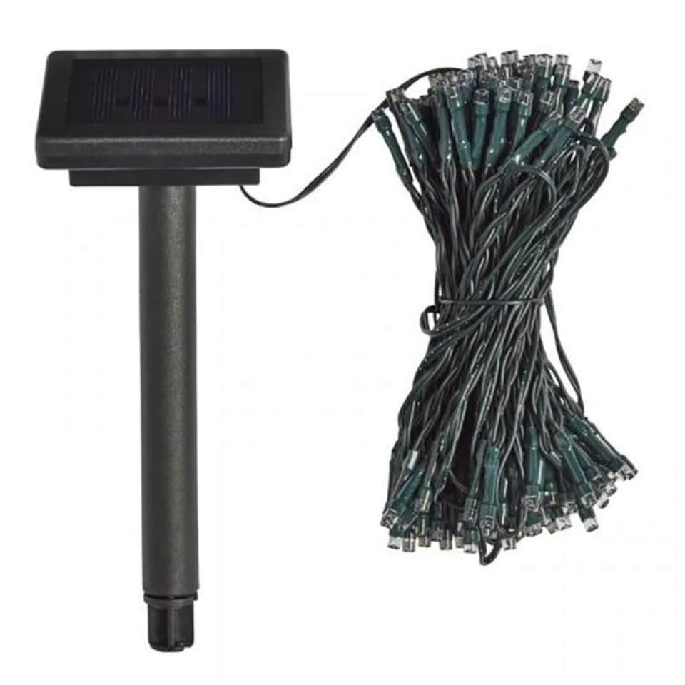 50 Solar Powered String Lights LED Warm White | Green | 1
