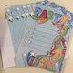 image 8 of Pack of 20 Quality Blue Retro Party Invitations with Envelopes by Carlton Cards