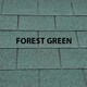 image 4 of Felt Shingle Roof Car Port 2 Post - Wood - L200 x W290 cm - Light Green | Brown