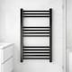 image 8 of Balterley Straight Heated Heated Towel Rail Radiator, 542W | Black | Matt Black
