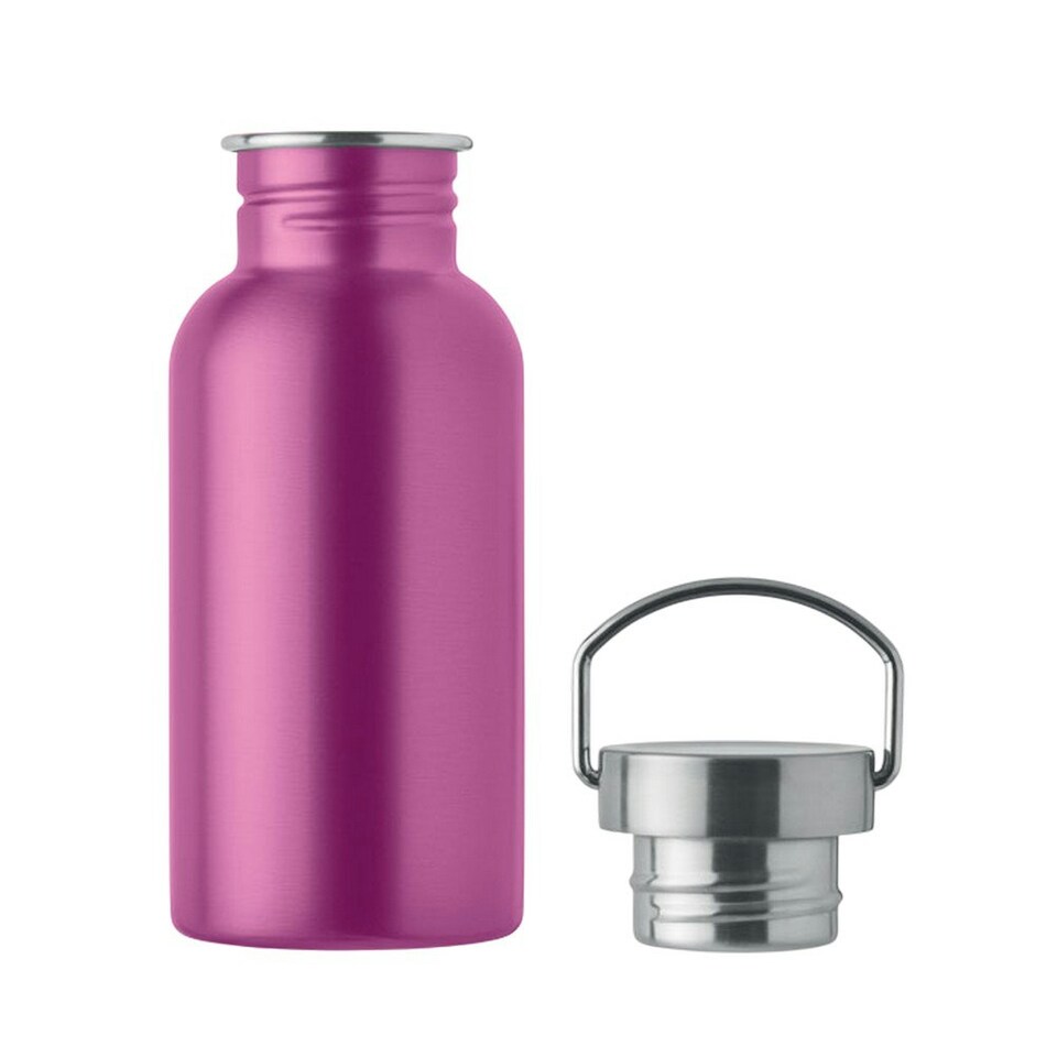 image 1 of MidOcean Florence Sing Single Wall 500ml Water Bottle - Fuchsia - One Size Pink | One Size