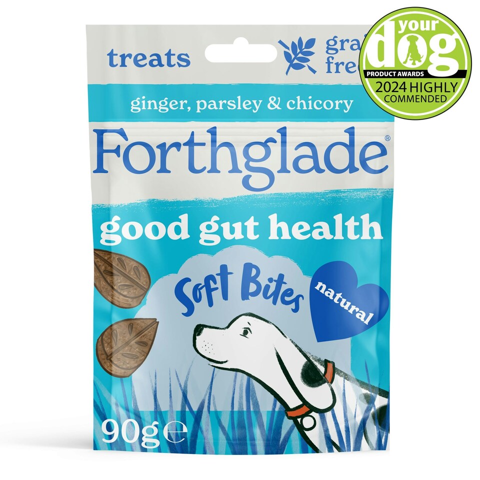 image 1 of Parsley, Ginger & Chicory Digestive Soft Bite Dog Treats (8x90g)