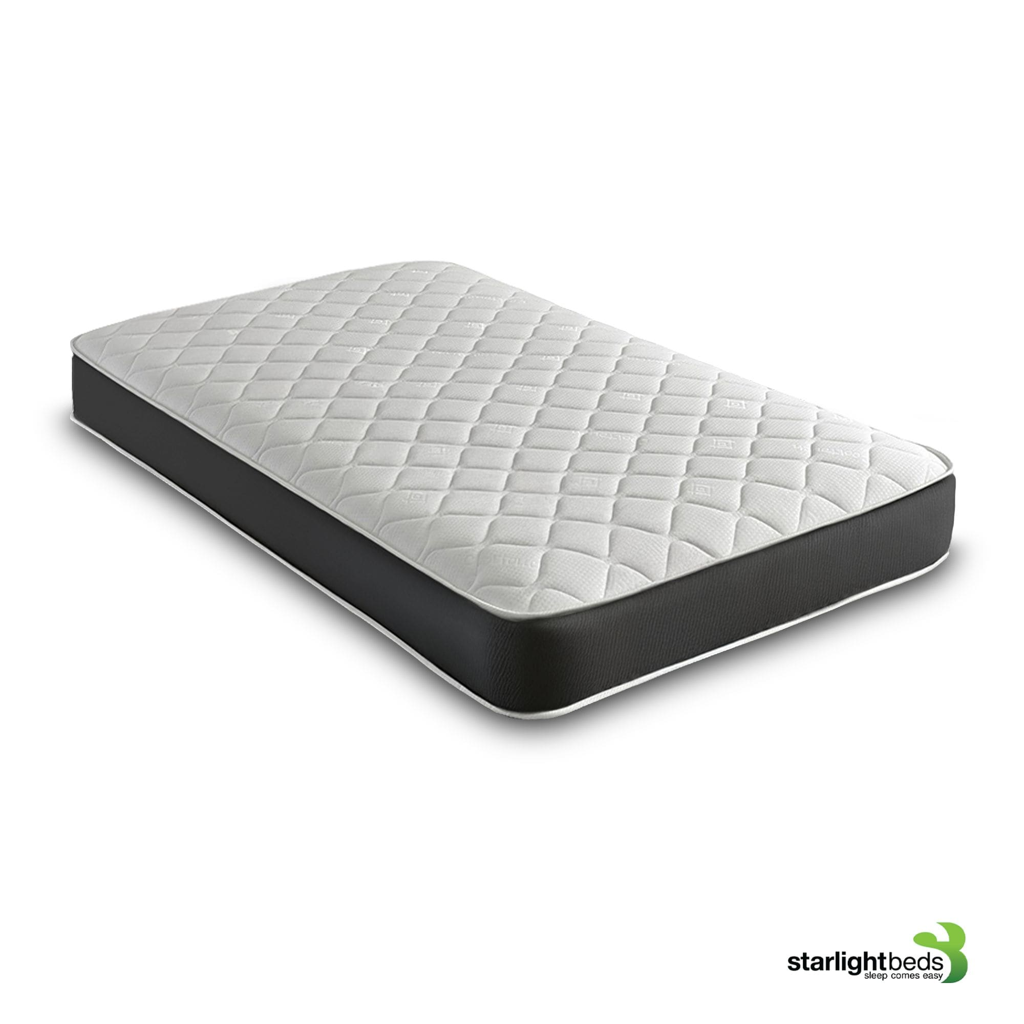 Hybrid Mattress - Soft Feel, Memory Foam & Spring Support | Black