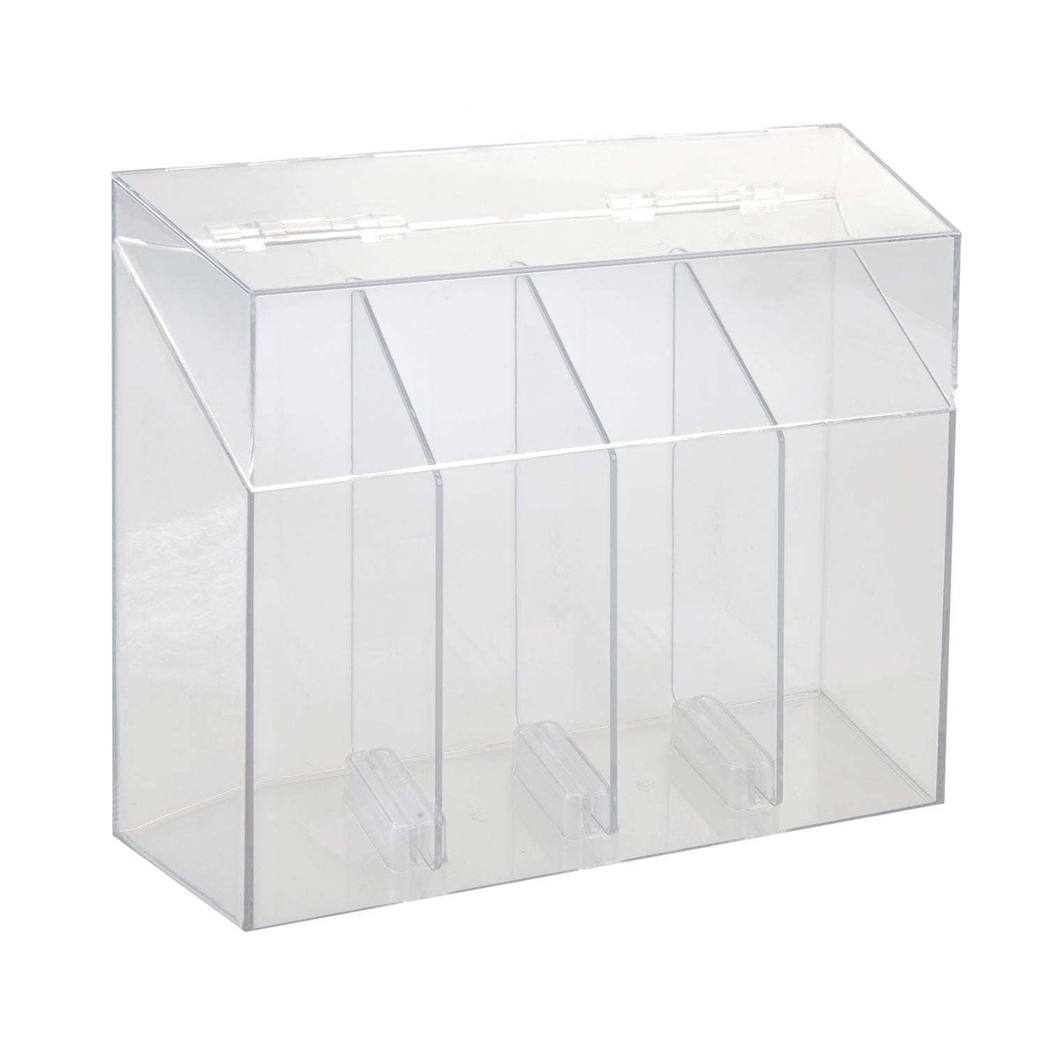 VFM e-Store Cosmetics Holder Brush holder Makeup Organiser 24. 8 x 8. 9 x 22. 2cm in Clear