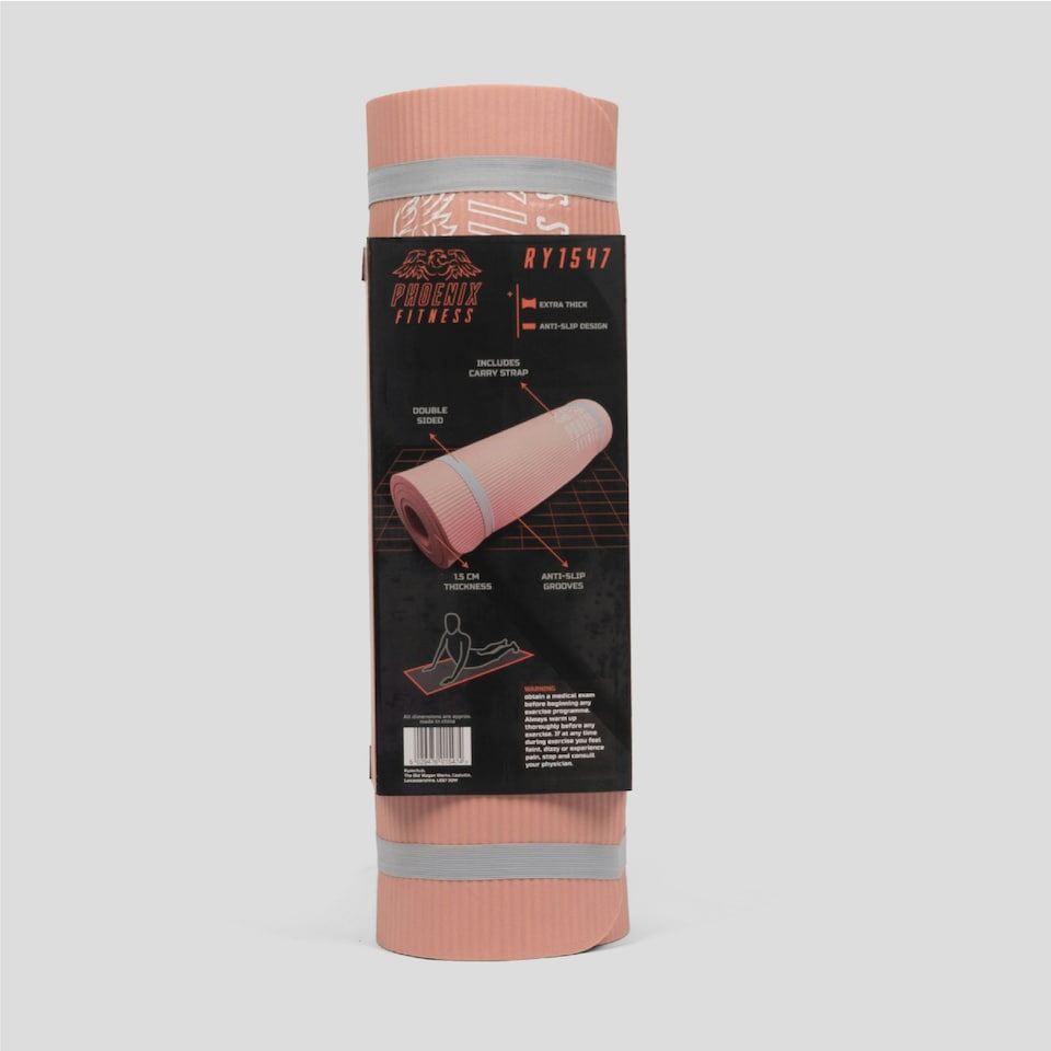 image 1 of Phoenix Fitness NBR Fitness Mat - Pink