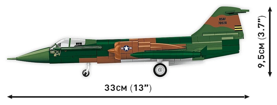 image 1 of Cobi 2426 Vietnam War  Lockheed F104 Starfighter 430 pcs
