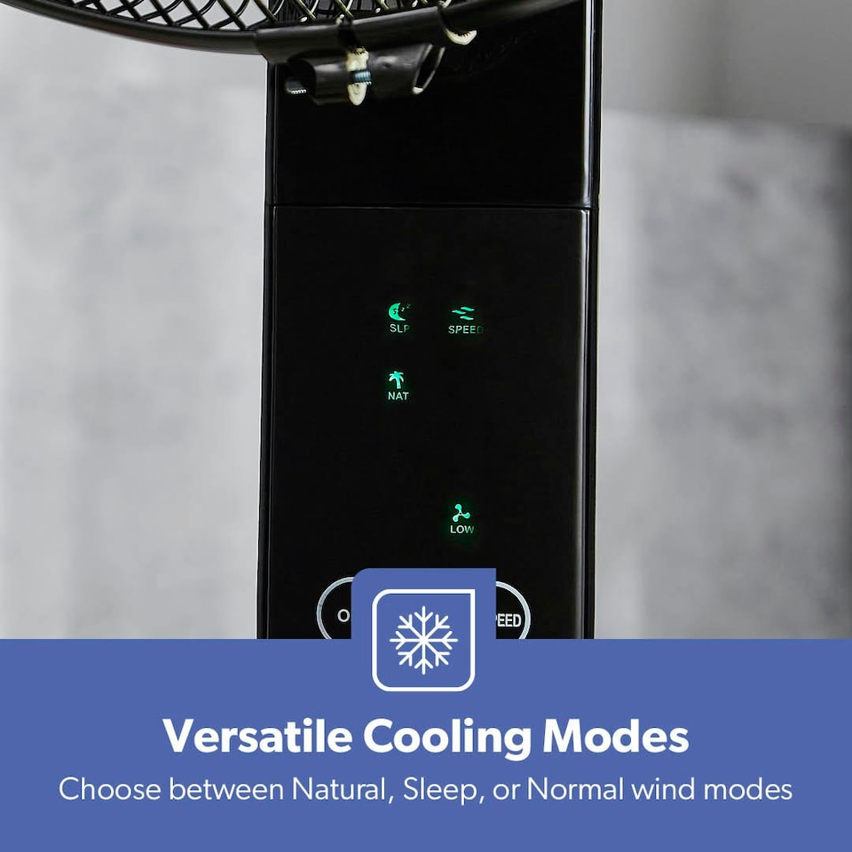 image 1 of GEEPAS 16’’ Pedestal Fan with Remote Control – 60W