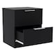 image 9 of Vida Designs Trega 2 Drawer Bedside Chest Bedroom Storage Unit, (H) 41cm x (W) 39cm x (D) 28cm, Black