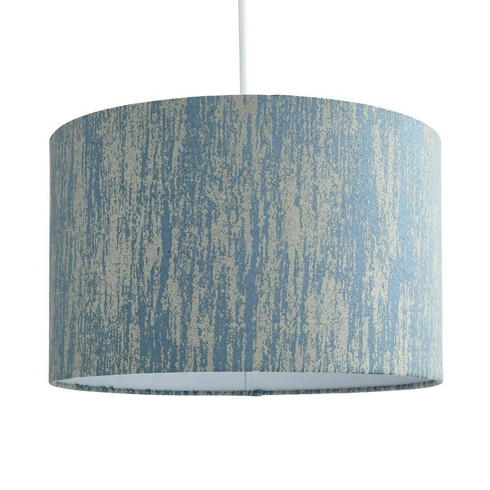 image 1 of Canterbury 35cm Blue Jacquard shade