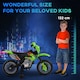 image 8 of HOMCOM 6V Kids Child Electric Motorbike Ride on Motorcycle Scooter Children Toy Gift for 3-6 Years (Green)
