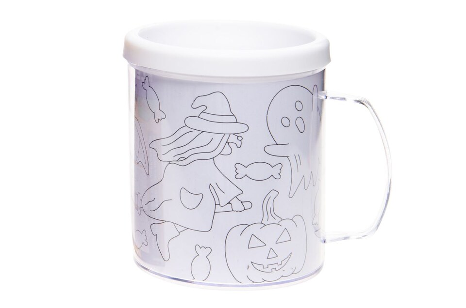 image 1 of Halloween Theme Color Your Own Mug
