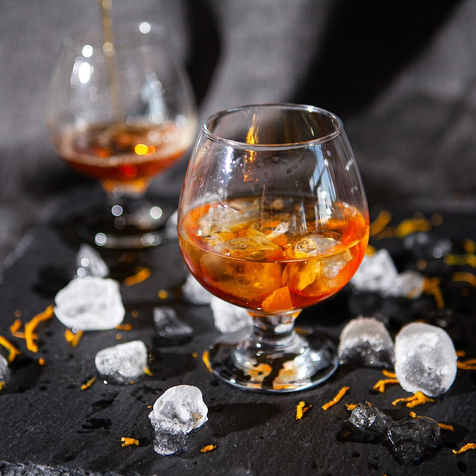 image 1 of LAV Misket Brandy Snifter Glasses - 390ml - Clear - Pack of 12