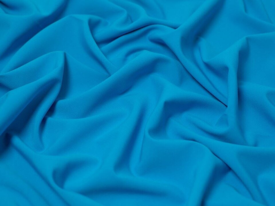 Minerva Core Range Turquoise Stretch Woven Fine Gabardine Twill Fabric for Dressmaking, 150cm / 59" Wide - per metre