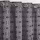 image 1 of Element Geometric Thermal Blackout Eyelet Curtains 116cm x 137cm Charcoal