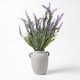 image 1 of Homescapes Artificial Potted Lavender Plant, 45cm, Purple