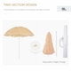 image 5 of Garden Patio Hawaii Beach Sun Umbrella Sunshade Outdoor Folding Tilting Parasol