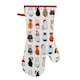 image 1 of Ulster Weavers Cats In Waiting Gauntlet Oven Glove Red