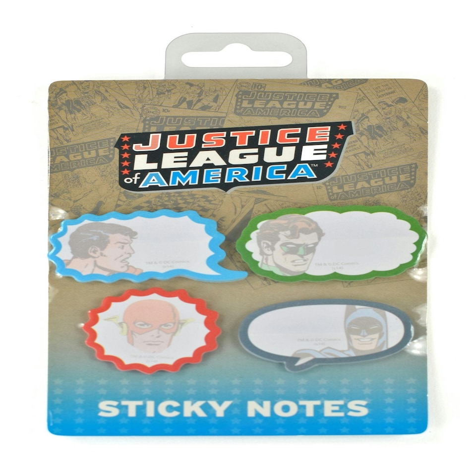 Sticky Note Set Justice League