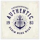 image 1 of Vintage anchor logo (Picutre Frame) White | M