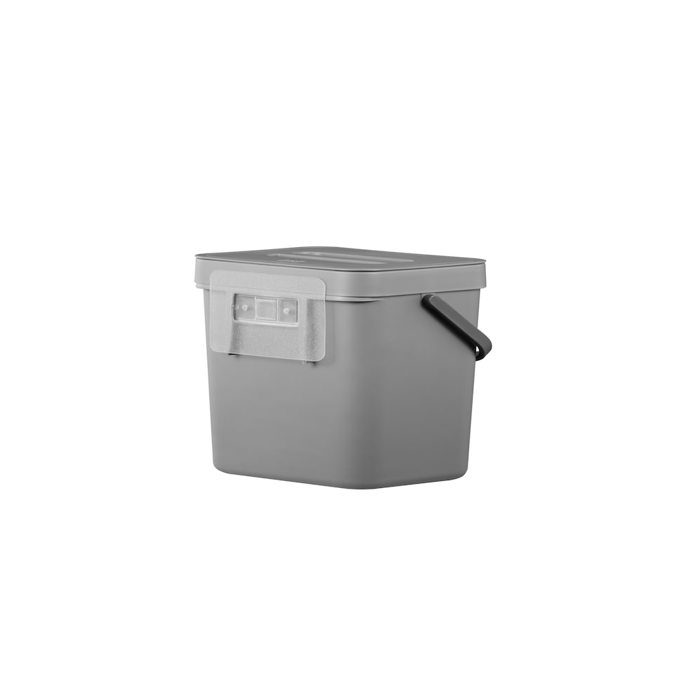 image 1 of Puro Hanging Compost Caddy 3L | Grey | Dark Grey | 3L