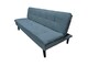 image 3 of The Fermo 2 Seater Sofa Bed in Grey, Silver or Navy | Grey | One Size