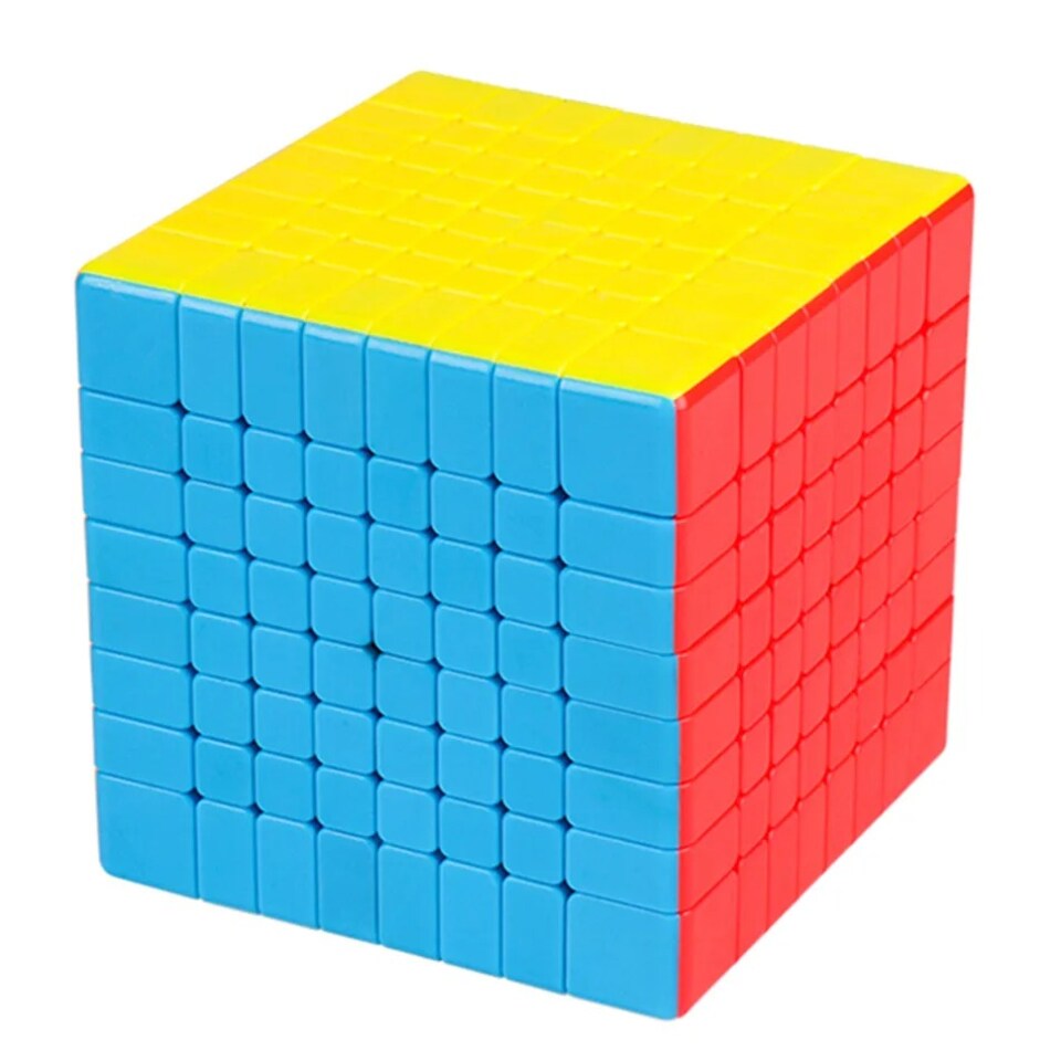 image 1 of 8x8x8 Speed Cube Puzzle Toy for Stress Relief Brain Skill - Daffodil DDL SC888