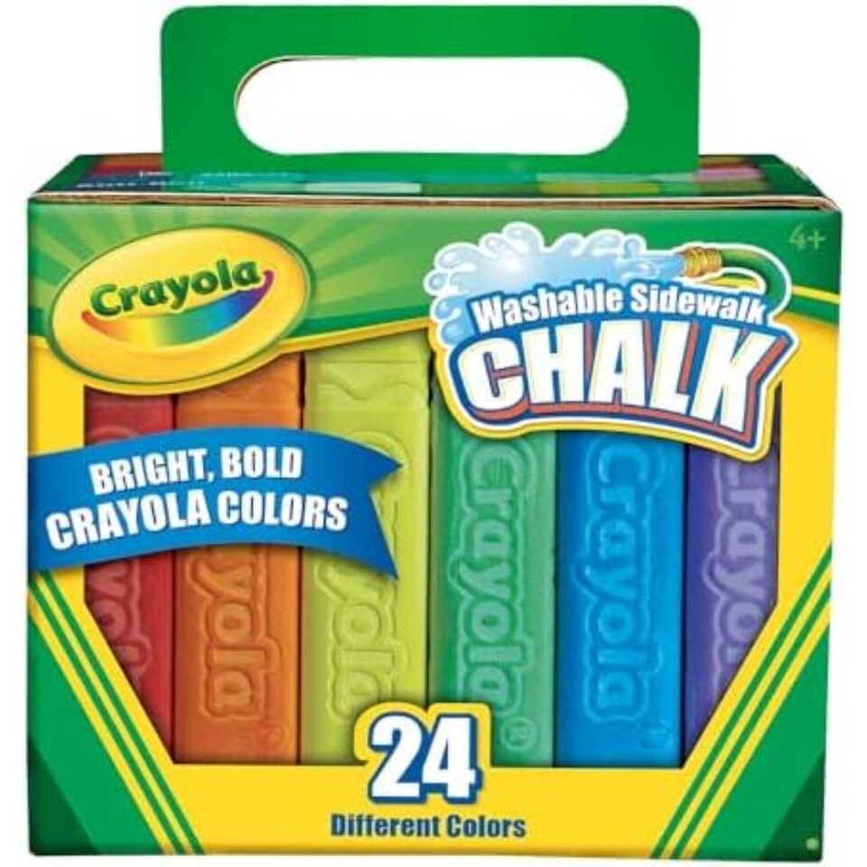 image 1 of Crayola Pavement Chalk Bucket 24 Count