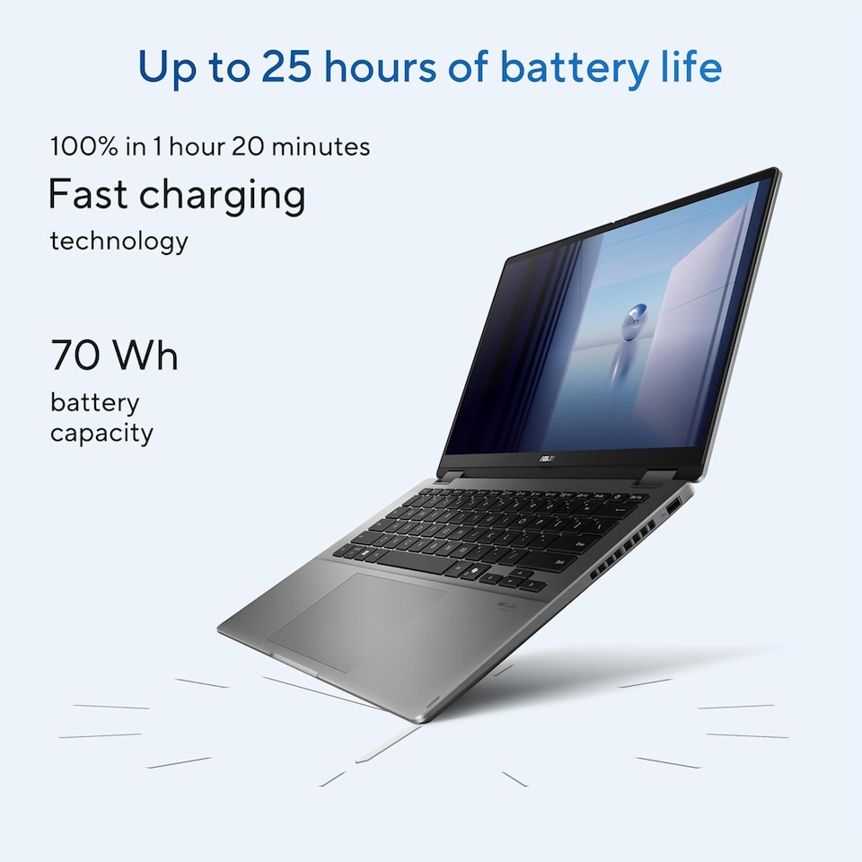image 1 of ASUS VivoBook 14 Flip 2in1 Laptop Intel Ultra 7 256V 16GB 1TB SSD 14" W11H Touch