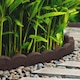 image 7 of Recycled Rubber Scallop Garden Edging Border - Brown - Pack of 4 | Brown | Brown | Pack of 4 | 1