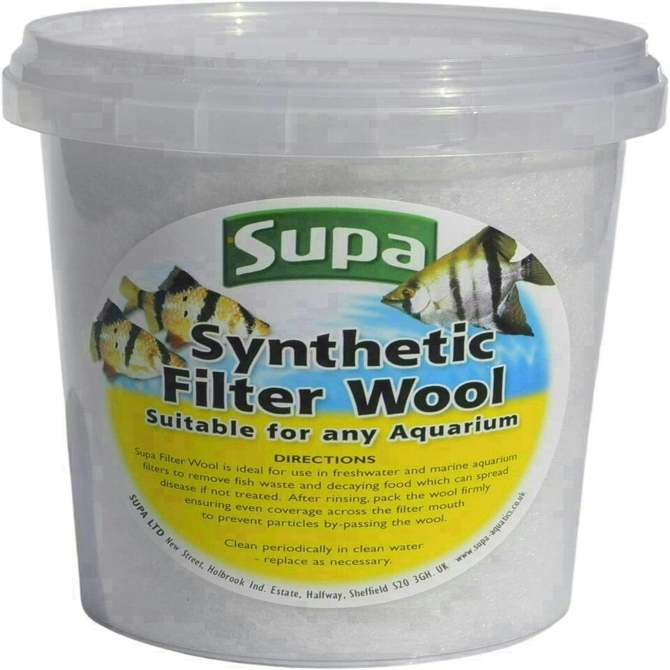 image 1 of Supa Aquarium Filter Wool 500ml, Pack of 6