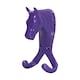 image 1 of Perry Equestrian Horse Head Double Stable/Wall Hook - Purple - One Size