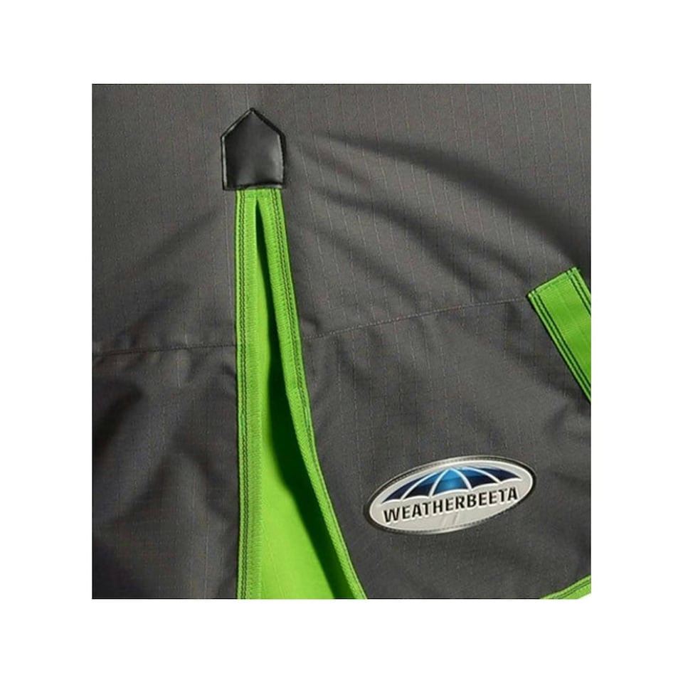 image 1 of Weatherbeeta Comfitec Essential Standard-Neck Midweight Horse Turnout Rug - Grey/Lime - 4´