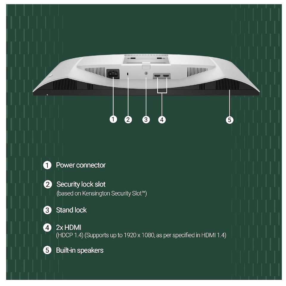 image 1 of Dell Plus S2425HSM 24-Inch IPS 144Hz 1ms Height Adjustable Monitor with Speakers