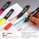image 3 of Pack of 12 Slim Pink Chisel Point Highlighters