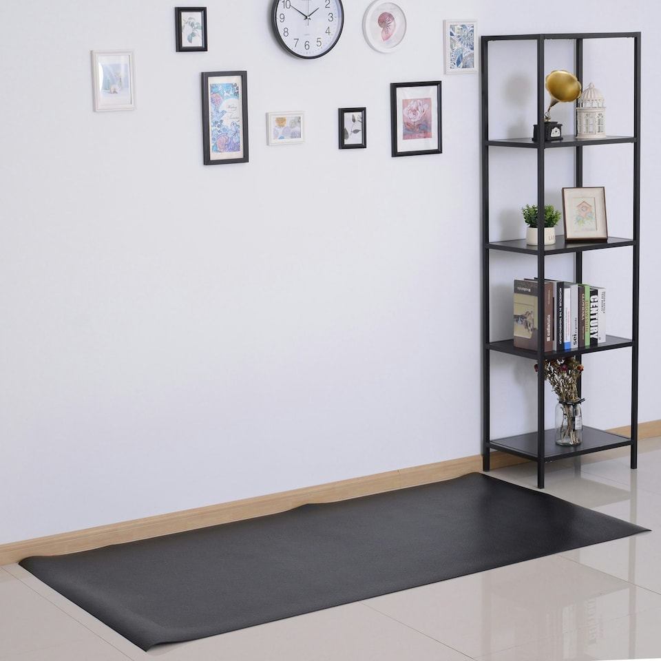 image 1 of HOMCOM Thick Equipment Mat Gym Exercise Fitness Workout Tranining Bike Protect