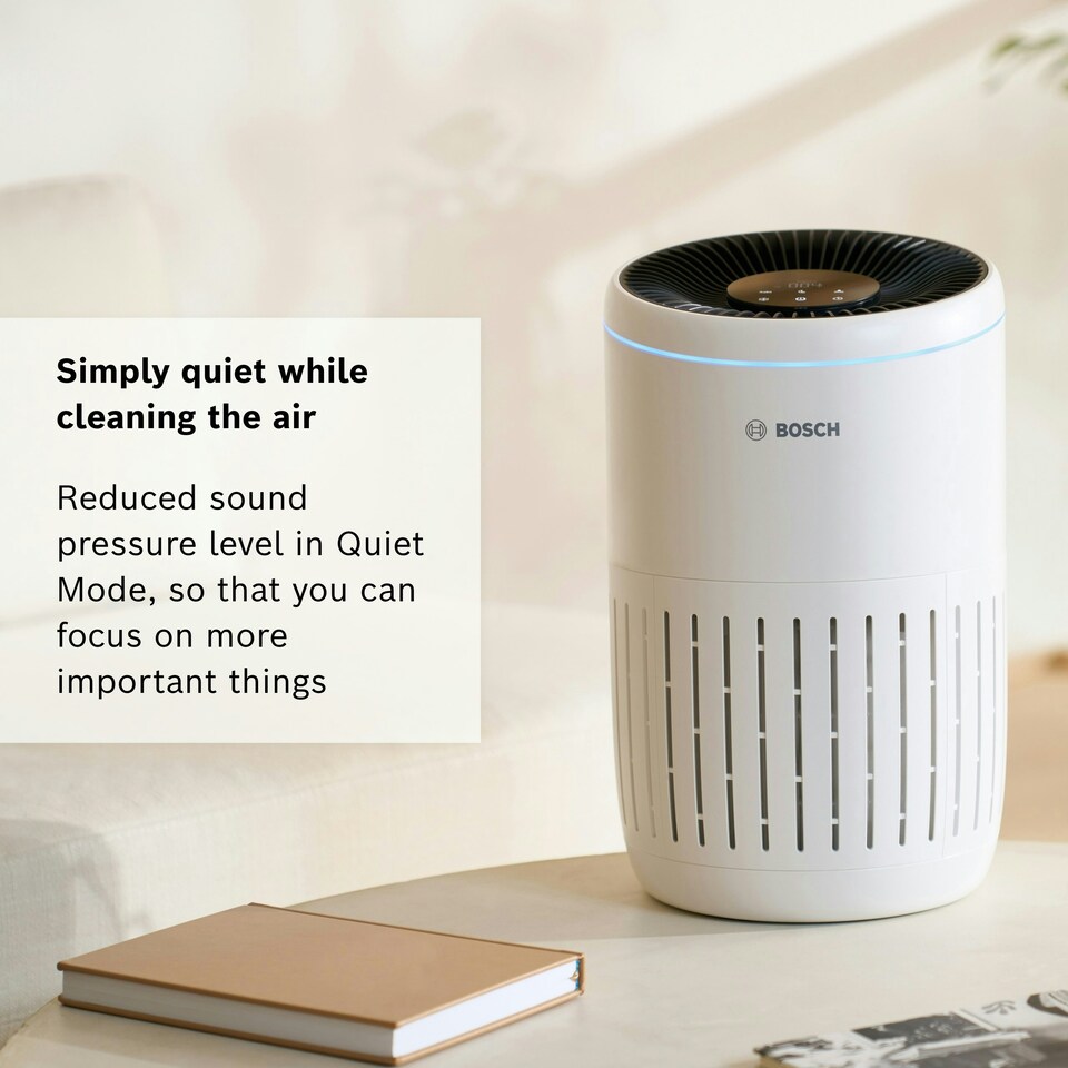 image 1 of Bosch Air 2000 Air Purifier for up to 37.5 m² - Removes efficiently Dirt with HEPA Filter, Smart Sensor, Quiet Mode - Suitable for Allergy Sufferers
