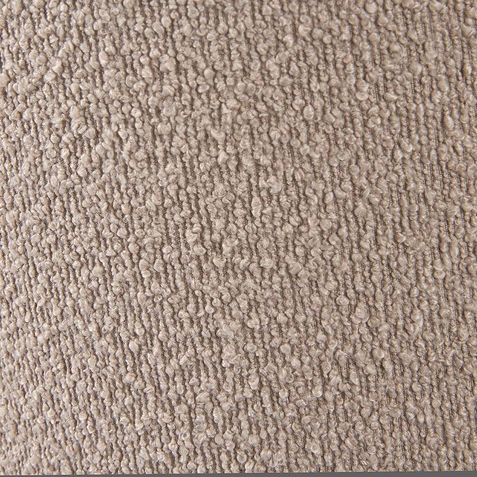 image 1 of 30cm Taupe Boucle Tapered Lampshade Cream