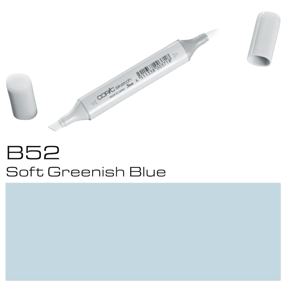 image 1 of Copic Sketch Marker, Soft Greenish Blue, Single Pen