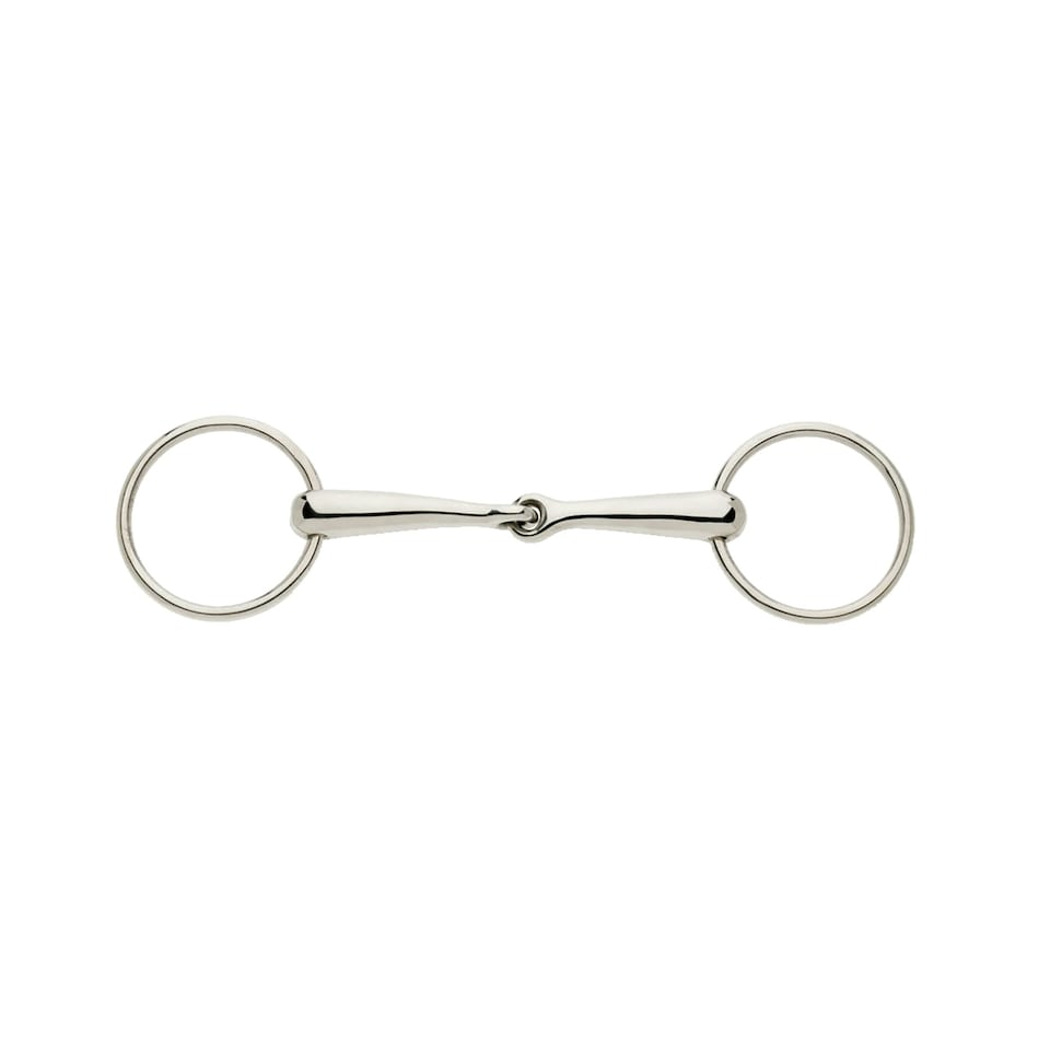 Lorina Single Jointed Loose Ring Snaffle - Silver - 5in