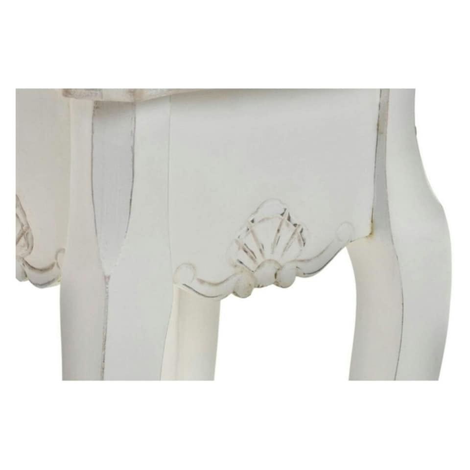 image 1 of Side table DKD Home Decor Versalles Fir Wood White 35 x 35 x 80 cm N/A