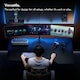 image 6 of VonHaus Adjustable Triple Monitor Stand for 17-27" Screens