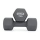 image 2 of Pair of 7kg Hex Anti Roll Neoprene Non Slip Hand Dumbbells Workout Weights