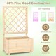 image 6 of COSTWAY Raised Garden Bed 104 cm Wooden Elevated Planter N/A