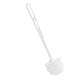image 1 of 2 x White Replacement Toilet Brush With Strong Plastic Handle & Deep Cleaner Bristles | White